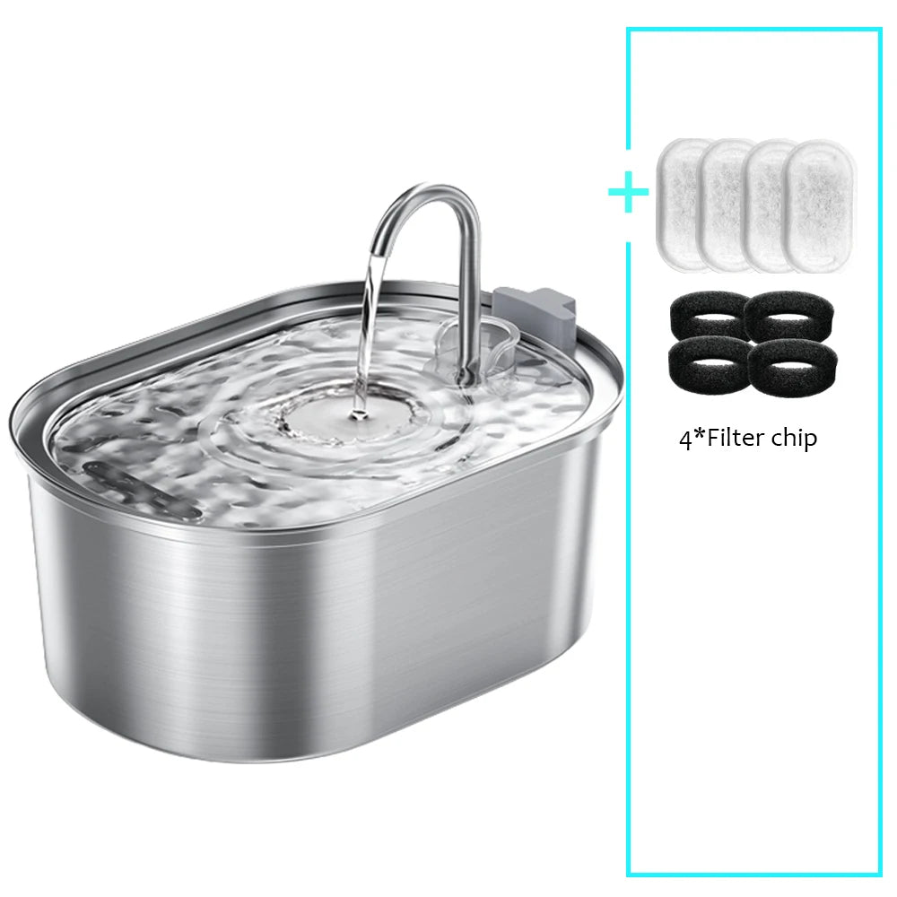 SmartFlow™ Automatic Pet Water Fountain for Cats & Dogs