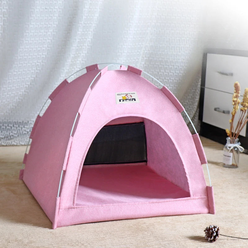 PawHaven™ – Foldable Pet Tent & Cat House