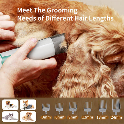 PetGroom Max™ – 1L Large Capacity Pet Grooming Vacuum Kit for Dogs & Cats