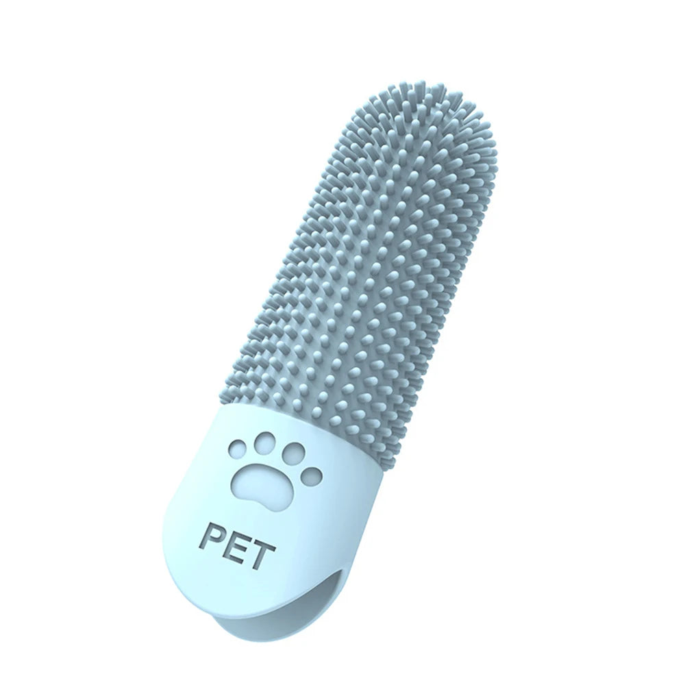 Silicone Finger Toothbrush for Cats & Dogs – Gentle Tartar & Plaque Remover