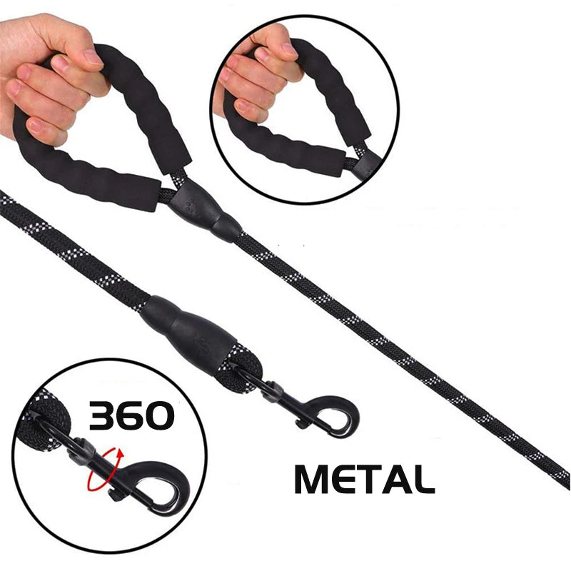 PowerPaw™ – Heavy-Duty Dog Leash with Soft Handle