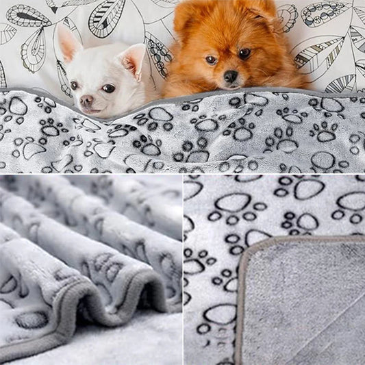 CuddlePaw™ – Soft Fluffy Pet Blanket