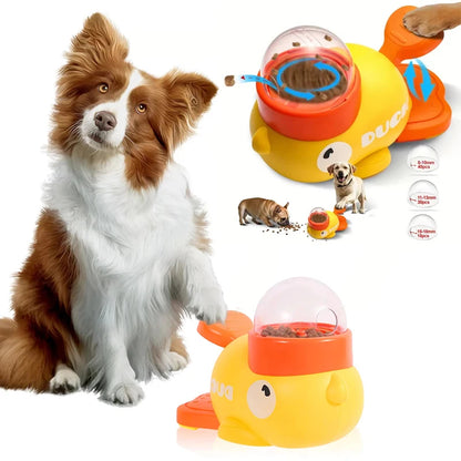 DuckFeast™ – Cartoon Duck Treat Dispenser for Pets