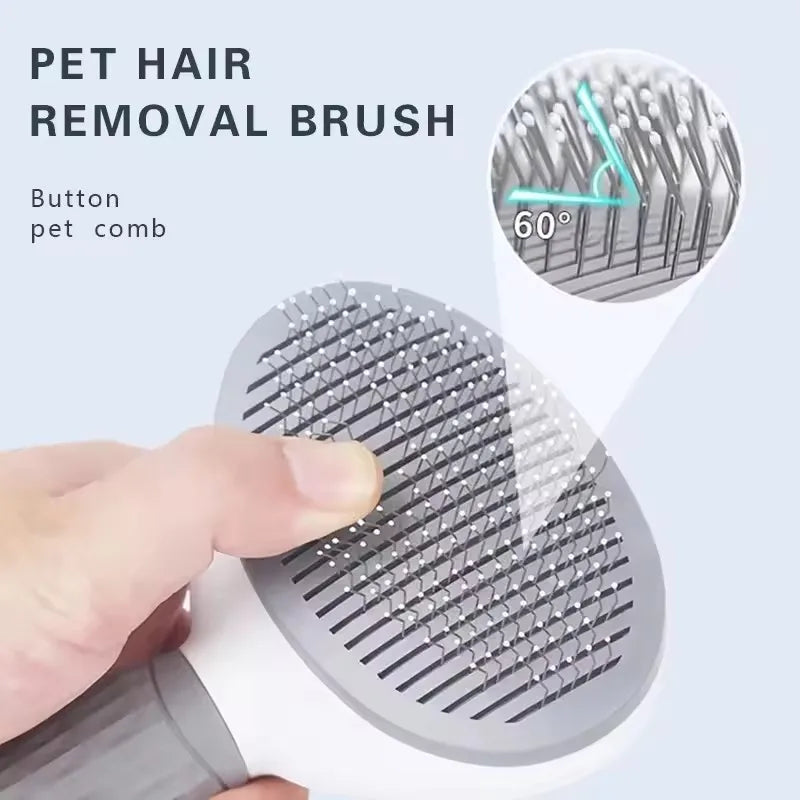 FurEase™ – Pet Hair Remover & Grooming Brush