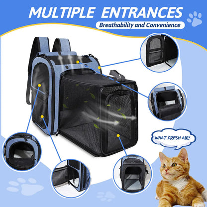 Expandable Foldable Pet Backpack Carrier