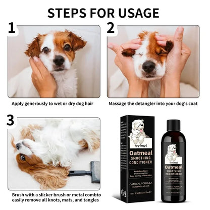Gentle 2-in-1 Dog Shampoo & Conditioner – Deep Cleaning, Moisturizing & Deodorizing