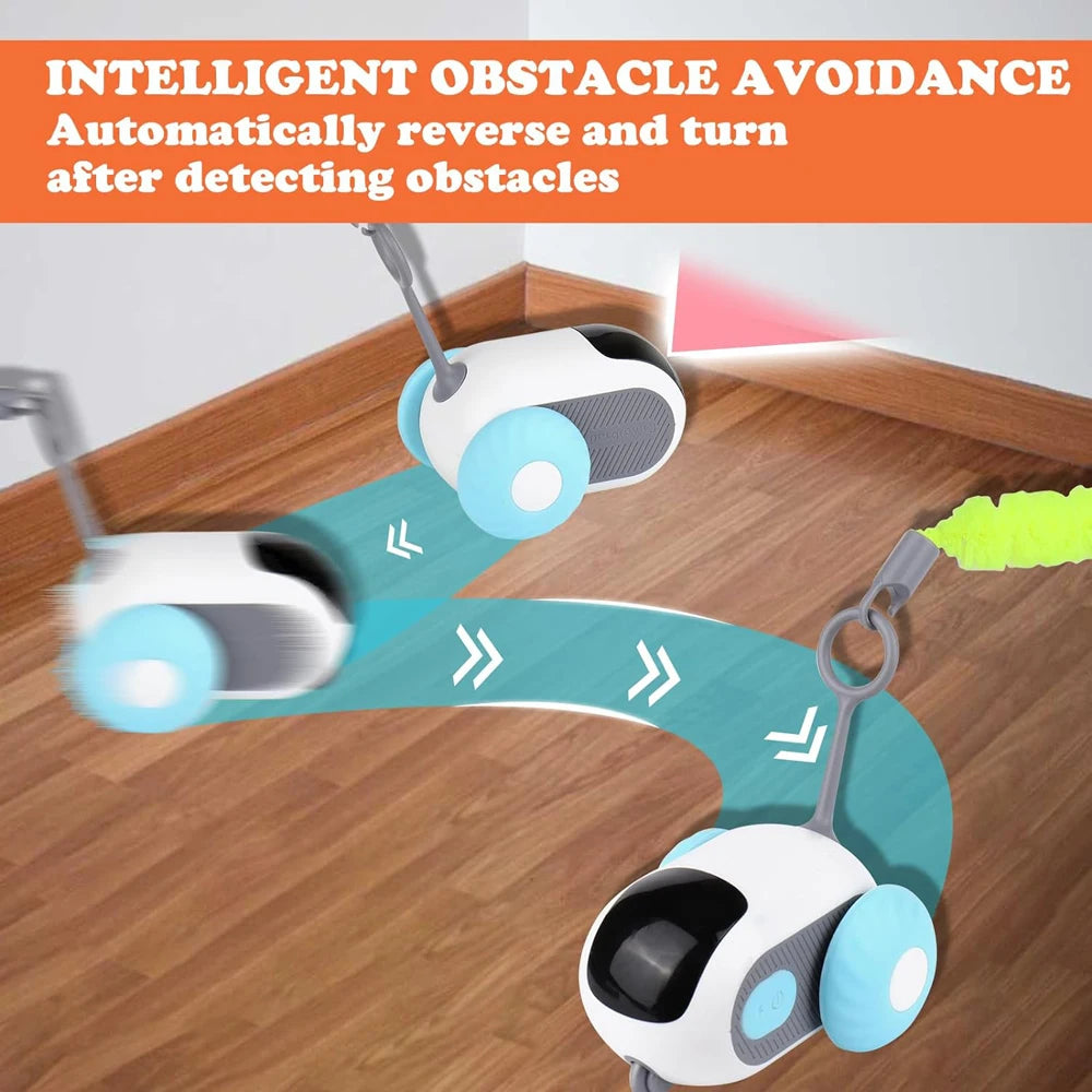 Smart Interactive Pet Toy Car – Automatic & Remote Controlled for Cats and Dogs