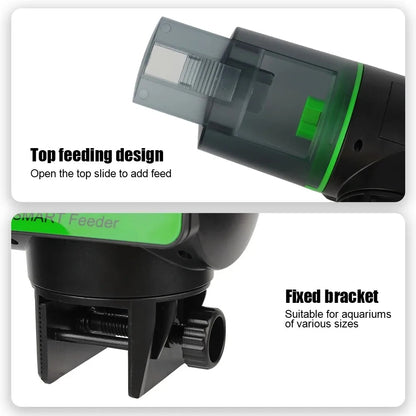 Smart Automatic Fish Feeder – Intelligent Timer Aquarium Feeding Device