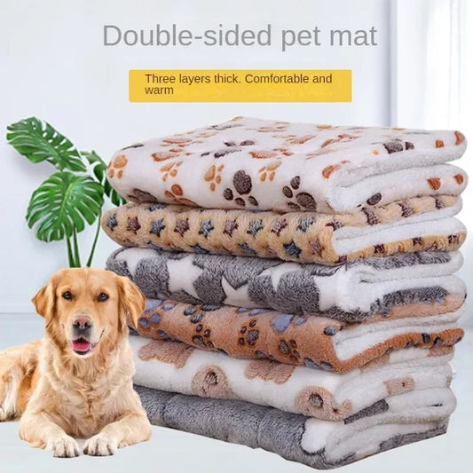 Cozy Double-Sided Pet Mat – Plush Sleeping Bed for Cats & Small Dogs, Warm Kitten Cushion & Sofa Pad