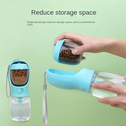 PawHydrate™ – Portable Pet Water & Food Bottle
