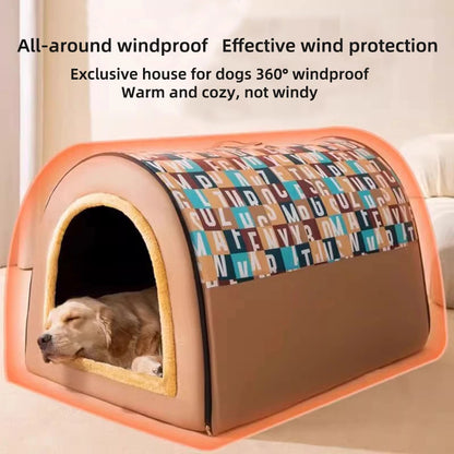 2025 New Warm Dog House – Large Winter Kennel for All Seasons