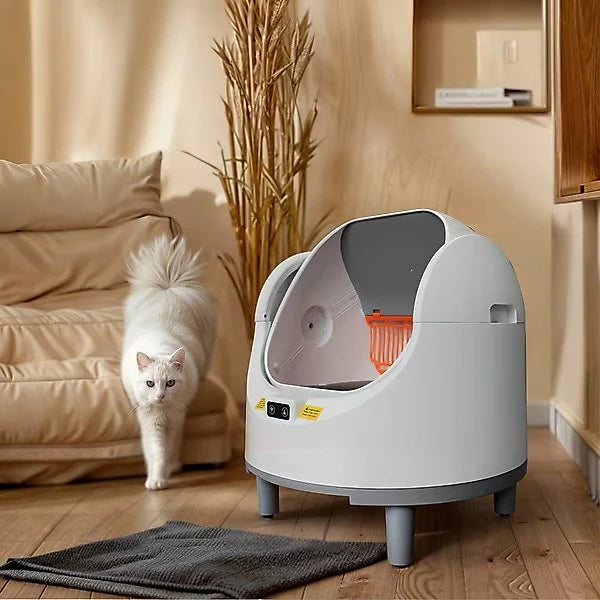 Smart Automatic Self-Cleaning Cat Litter Box with Tuya App & Health Monitor