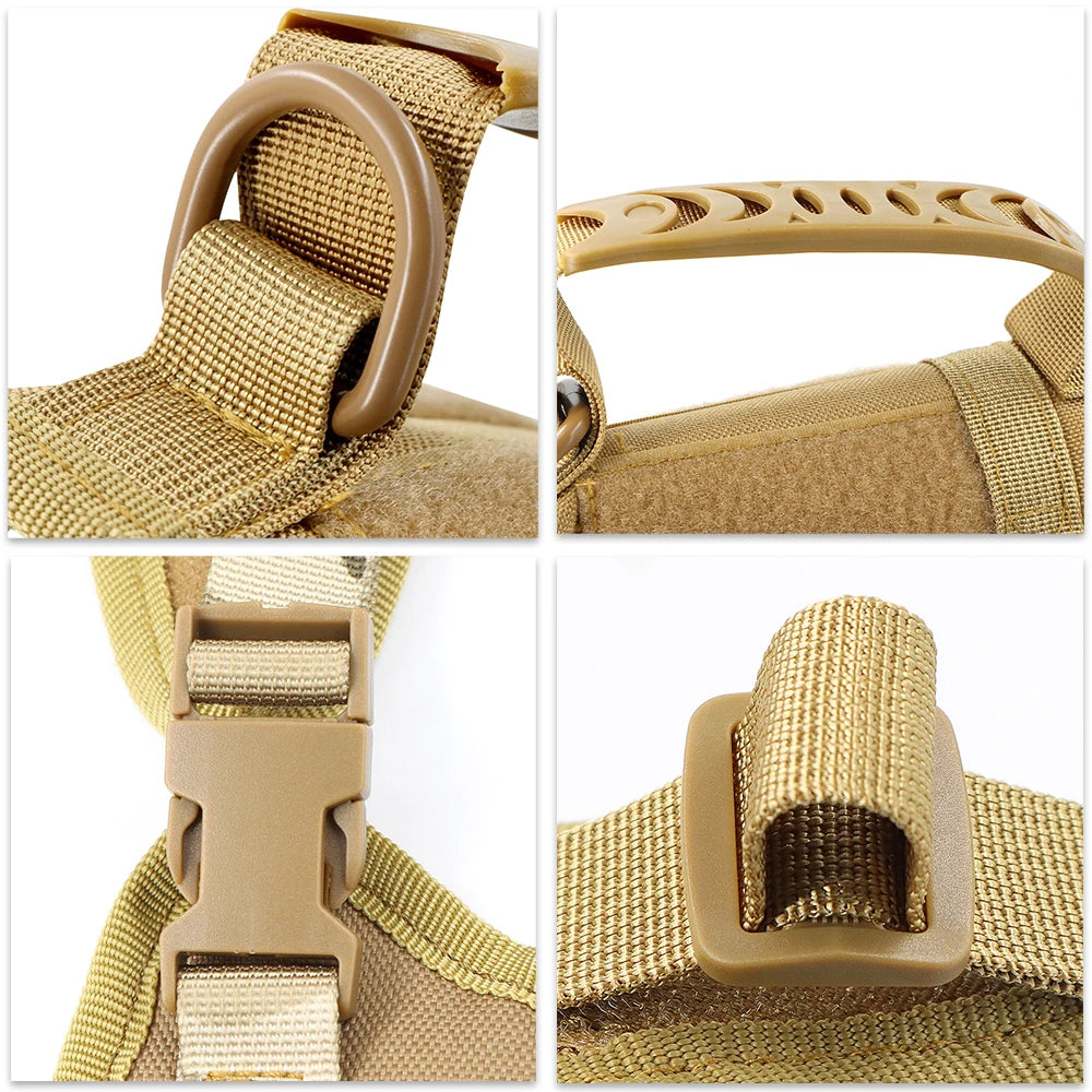 TactiKit™ – Adjustable Tactical Harness & Leash Set