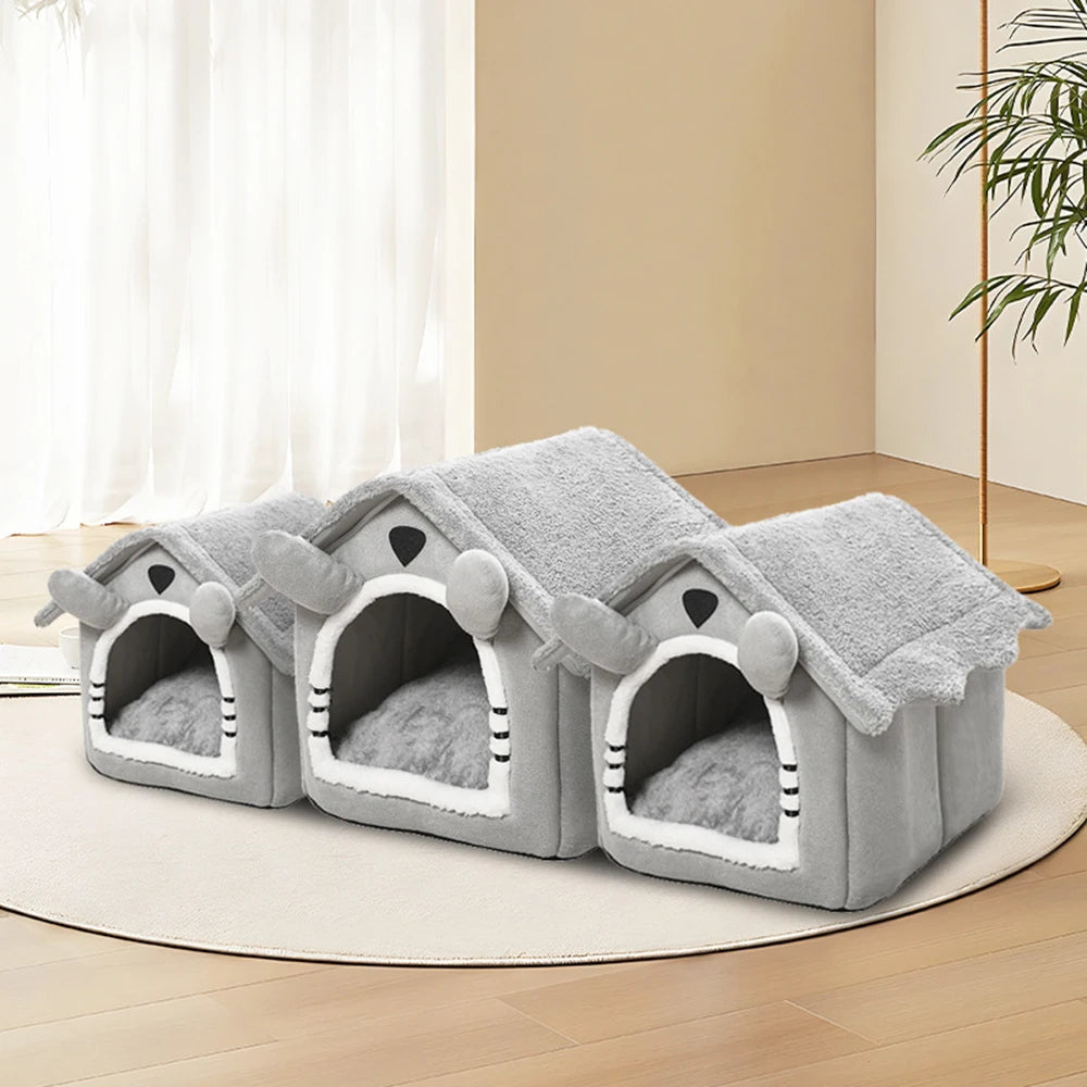 PawHaven™ – Detachable Semi-Enclosed Cat House