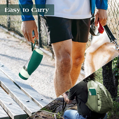 PawTrek™ – 2-in-1 Portable Pet Water & Food Bottle