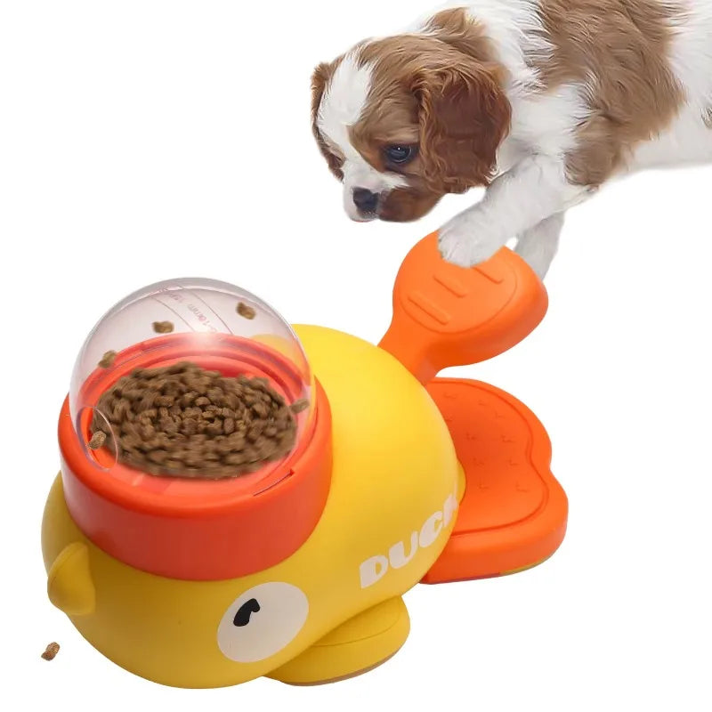 DuckFeast™ – Cartoon Duck Treat Dispenser for Pets