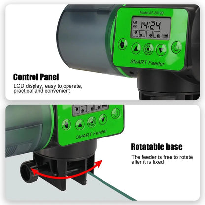 Smart Automatic Fish Feeder – Intelligent Timer Aquarium Feeding Device