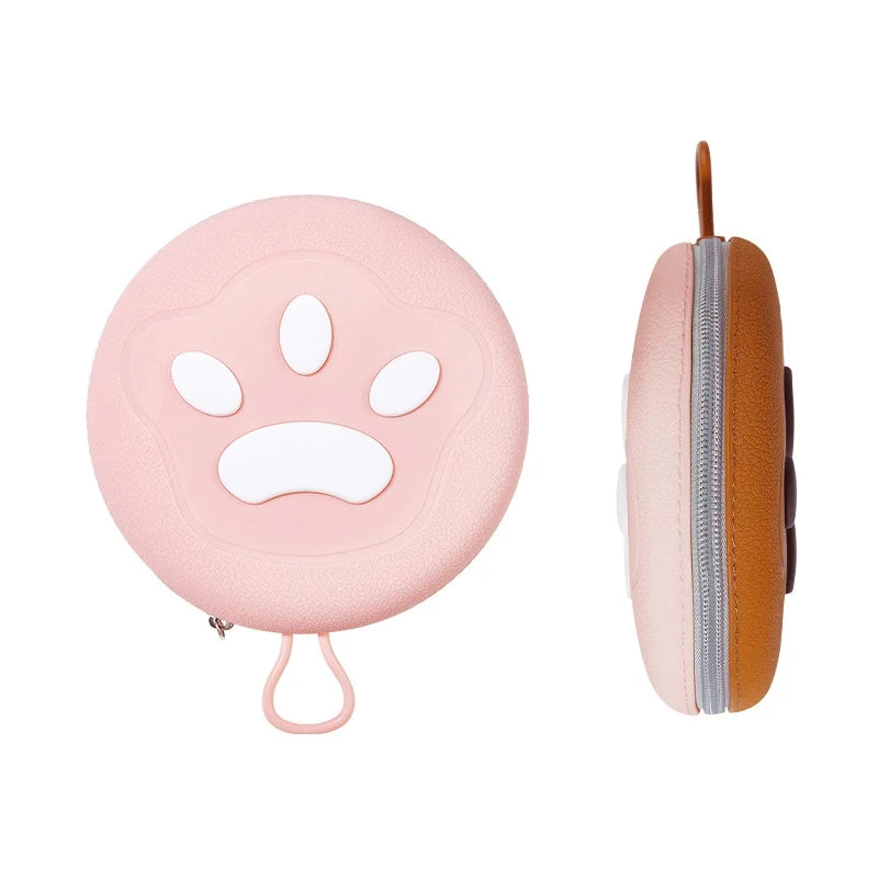 Portable Foldable Silicone Pet Bowl – Double Travel Feeder for Cats & Dogs