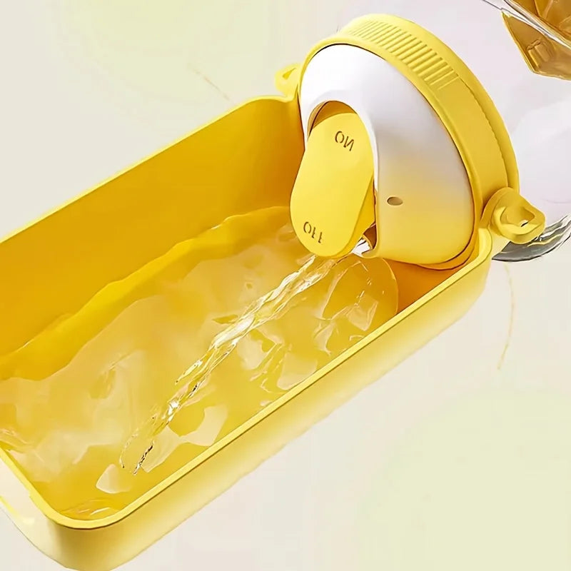 Large Capacity Folding Pet Water Bottle & Food Dispenser for Dogs and Cats