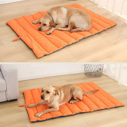 Portable Waterproof Pet Mat for Dogs & Cats – Outdoor Travel Bed with Carry Bag
