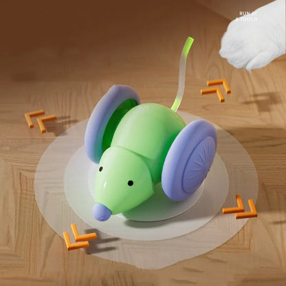 Rechargeable Electric Mouse Car Toy – Interactive Smart Cat Toy