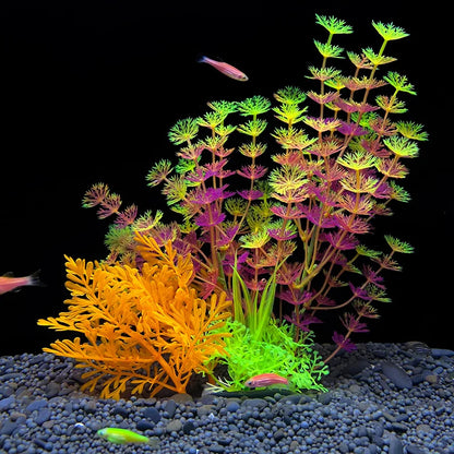 Artificial Aquarium Plants – Plastic Aquatic Decorations for Fish Tanks 🌿🐠