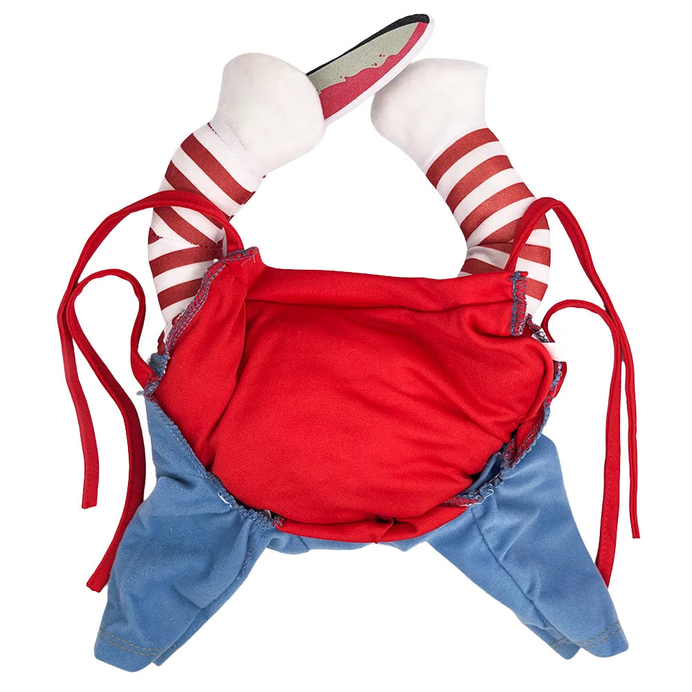 Funny Cat & Dog Halloween Costume – Soft Party Jumpsuit