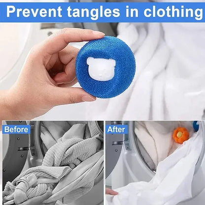 Reusable Pet Hair Remover Balls for Laundry (3–10pcs Set)