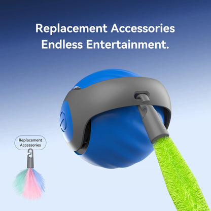 TailSpin™ – Interactive Rolling Ball Toy for Cats & Dogs