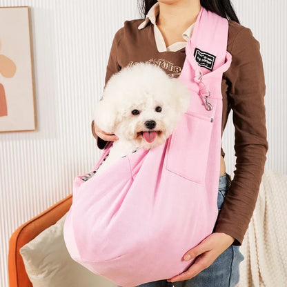 Pet Crossbody Sling Bag – Portable Cat & Puppy Carrier