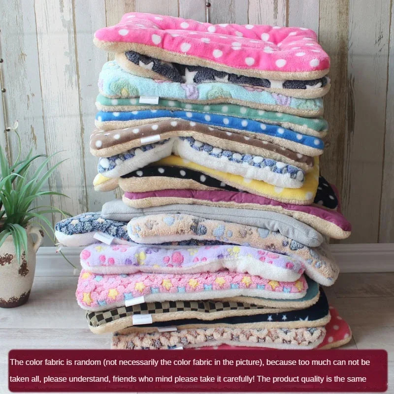 Cozy Double-Sided Pet Mat – Plush Sleeping Bed for Cats & Small Dogs, Warm Kitten Cushion & Sofa Pad