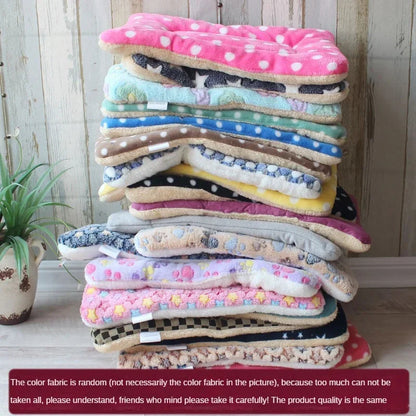 Cozy Double-Sided Pet Mat – Plush Sleeping Bed for Cats & Small Dogs, Warm Kitten Cushion & Sofa Pad