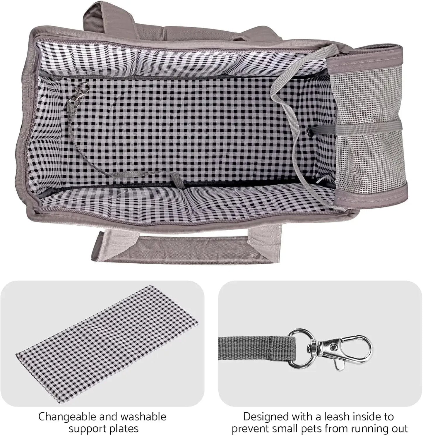 Maxetodo Small Pet Carrier for Cats & Dogs – Portable Travel Bag