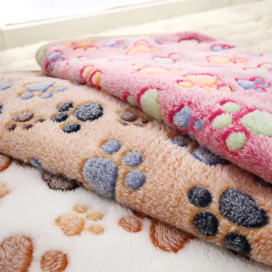 PawPrint™ – Fluffy Multicolor Pet Blanket