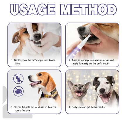 Pet Dental Care Gel Pen 3ml – Teeth Cleaning & Fresh Breath for Dogs and Cats