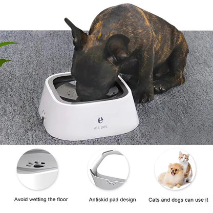AquaGuard™ – Anti-Spill Floating Pet Water Bowl
