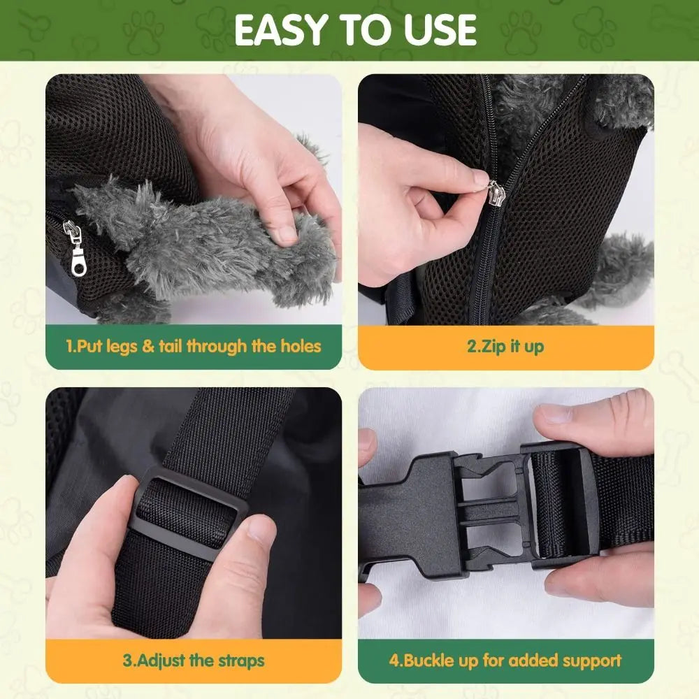 PawTrek™ – Adjustable Pet Carrier