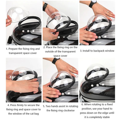 CosmoPaws™ – Breathable Space Backpack