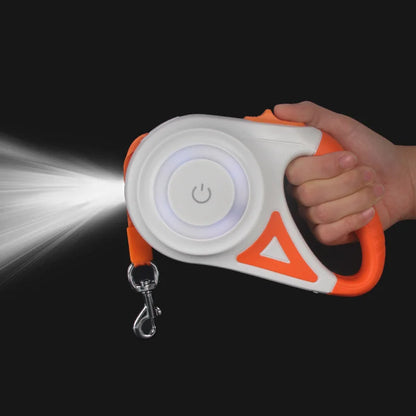 PawGo™ – Retractable Leash for Night Walks