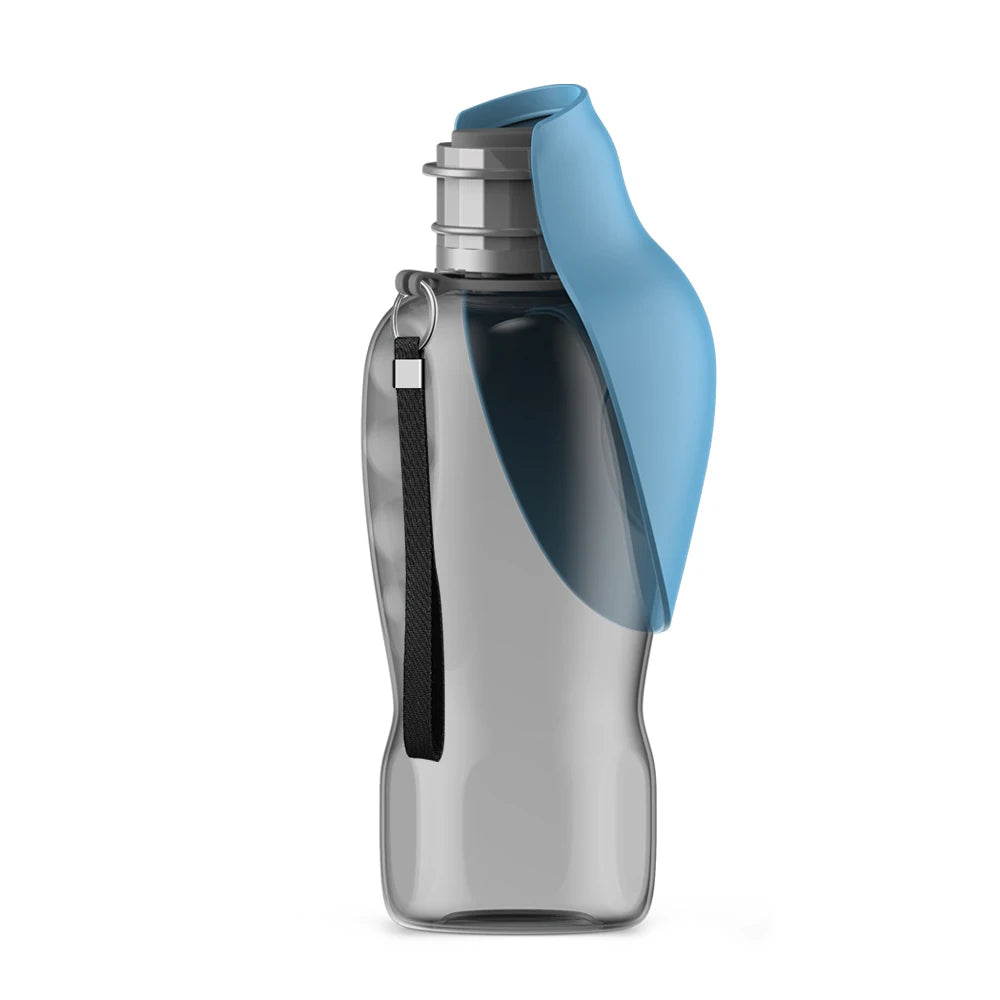 800ml Portable Pet Water Bottle for Dogs & Cats – Travel Drinking Feeder