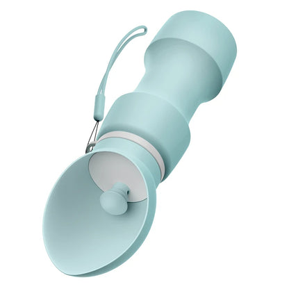 ROJECO Foldable Pet Water Bottle for Dogs & Cats – Leakproof Outdoor Drinking Bottle