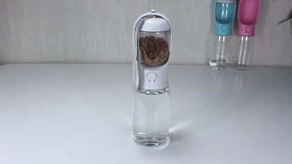 PawHydrate™ – Portable Pet Water & Food Bottle