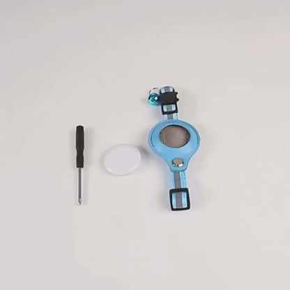 Reflective Airtag Collar for Cats & Dogs – Anti-Lost Tracker Holder with Protective Case