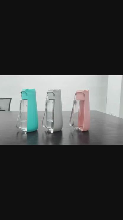 Portable Outdoor Pet Water Bottle for Dogs & Cats – Leak-Proof High Capacity Feeder